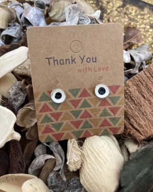 Pendientes casquillas de colores