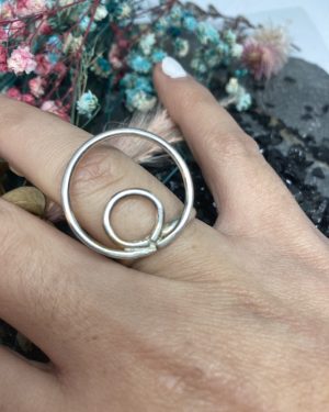 Anillo aro con aro