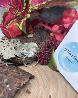 Anillo plata natural