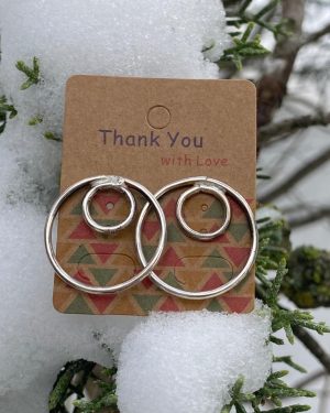 Pendientes aro con aro